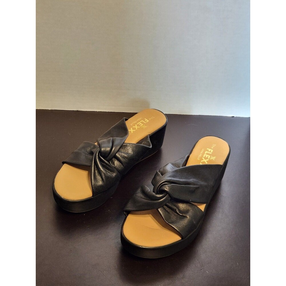 The FLEXX Theo Platform Sandal EU 38 Sz 7.5 Black